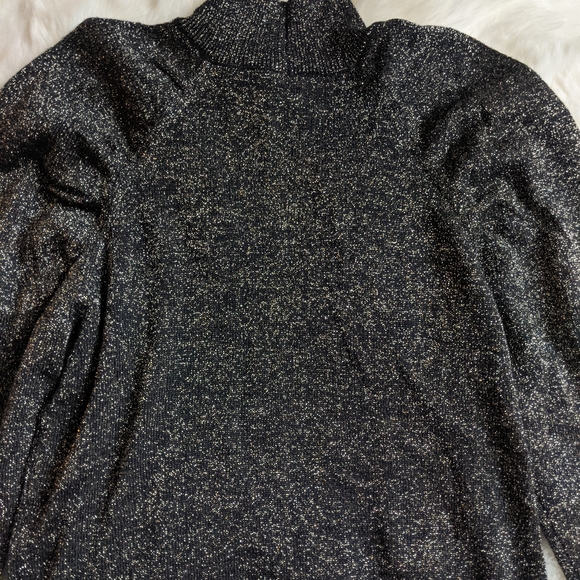 NWT Joie Artima Ruched Sleeve Wool Blend Sweater in Black - Picture 13 of 14
